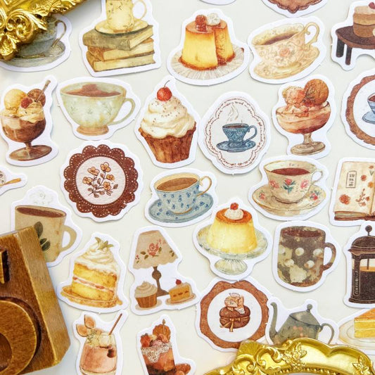 Tea Drinking Day Sticker 60PCS