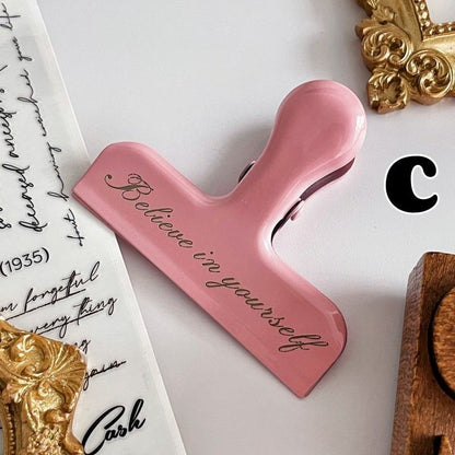 Believe In Yourself Sealing Clip