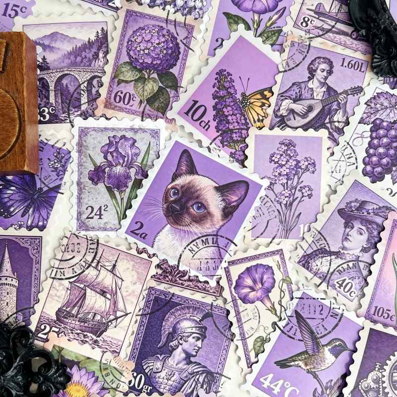 Violet Post Sticker 50PCS
