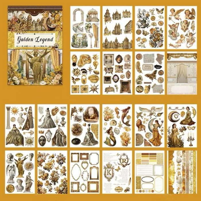 Golden Legend Sticker Book 20Sheets
