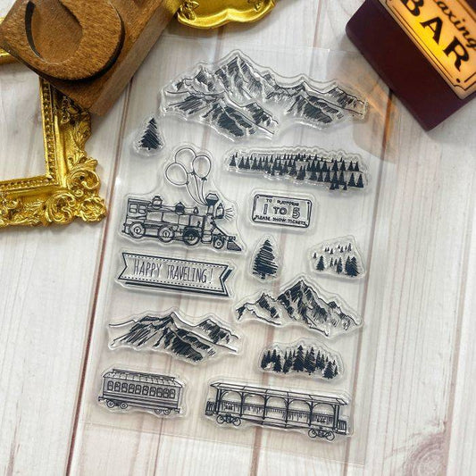 Mountain Journey Clear Stamp