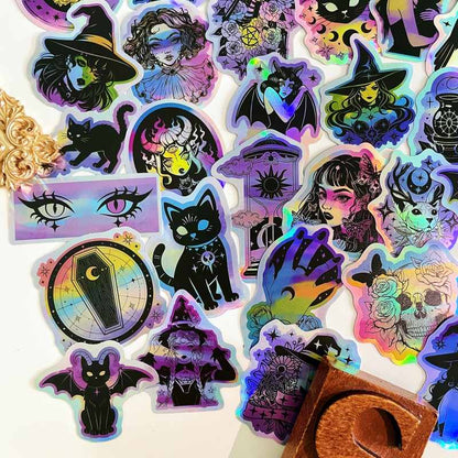 Witch Moon Sticker 50PCS