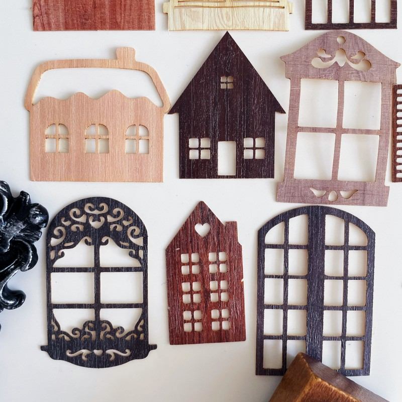Window Stories Wooden Die-Cuts