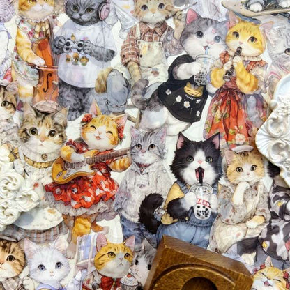Cat Society Sticker 60PCS