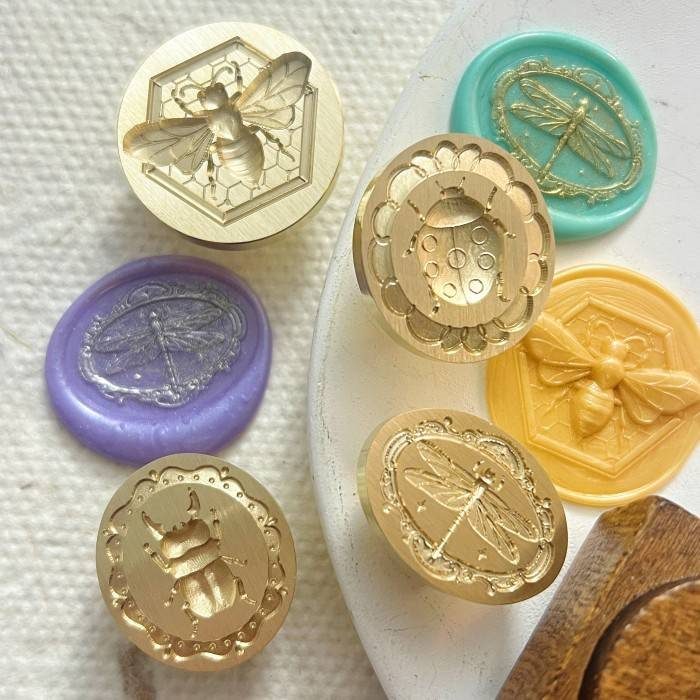 Insect Specimen Sealing Wax Stamp