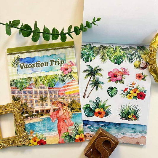 Vacation Trip Sticker Book 20Sheets