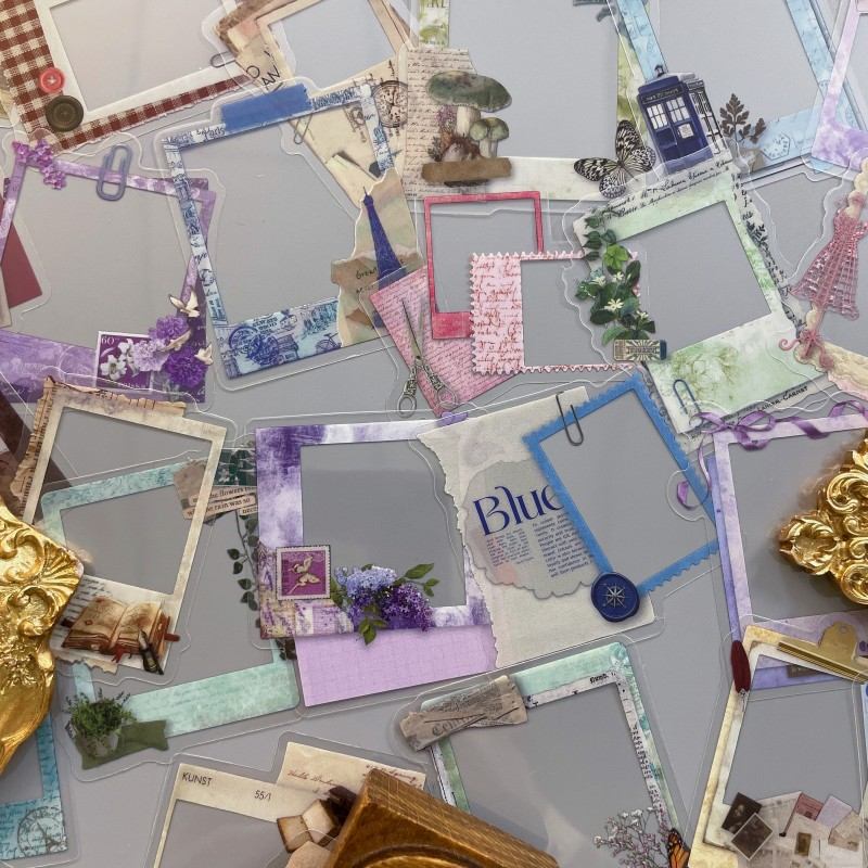 Floating Life Imprint Sticker 60PCS