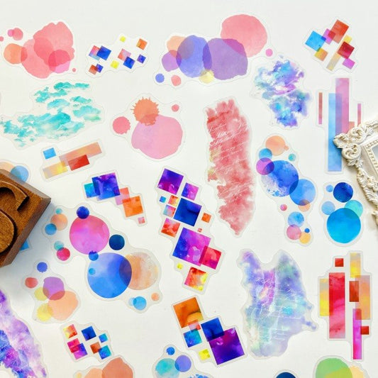 Crazy Colors Sticker 50PCS