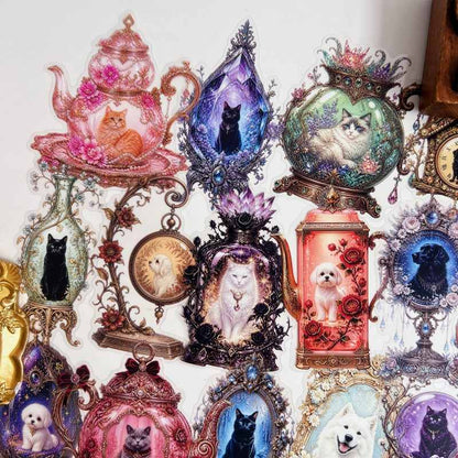 Glassy Cute Creatures Sticker 30PCS