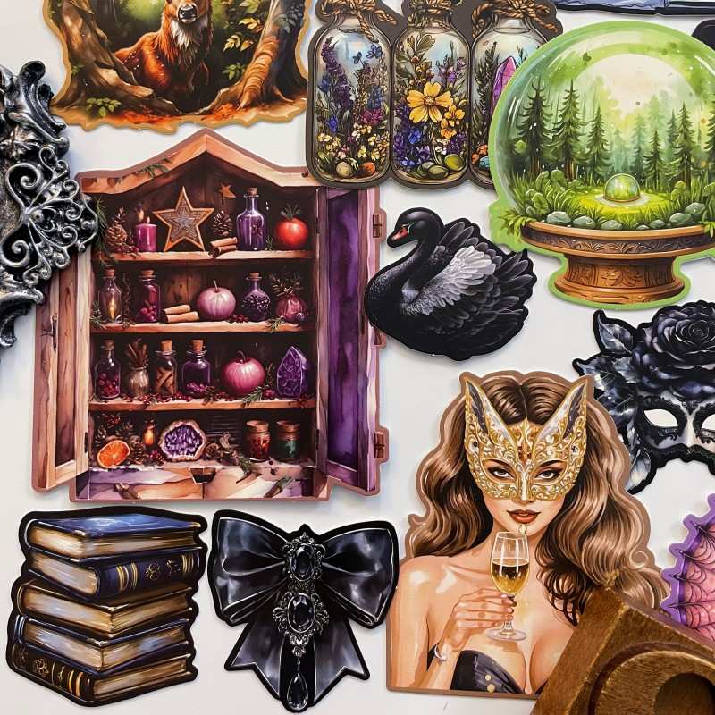 Dusk Letter Sticker 45PCS