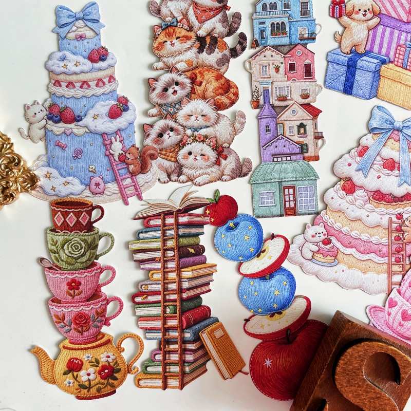 Threaded Looming Fun Sticker 36PCS