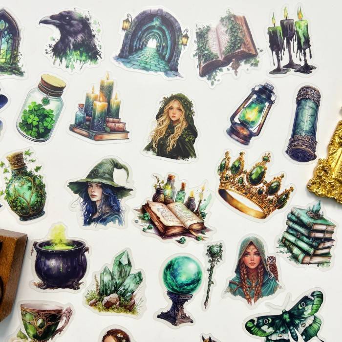Woodland Sorceress Sticker 50PCS
