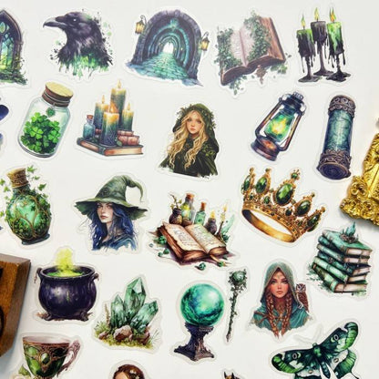 Woodland Sorceress Sticker 50PCS