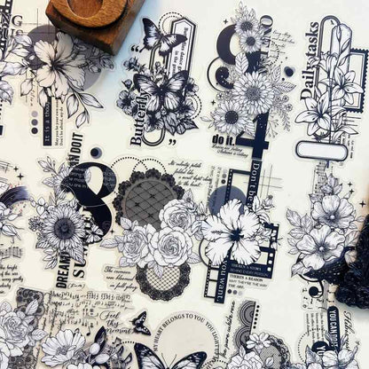 Shadowed Flora Sticker 30PCS