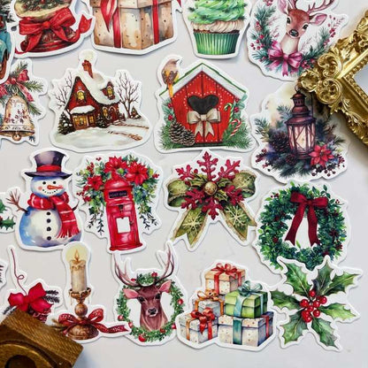 Watercolor Noel Sticker 50PCS