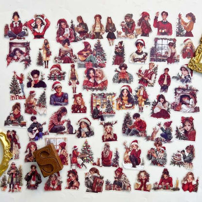Christmas Era Sticker 60PCS