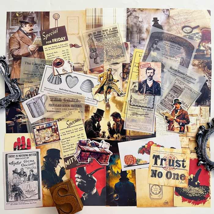 Holmes Clue Ephemera Kit 40PCS