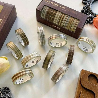 Plaid Addiction Washi Tape Set