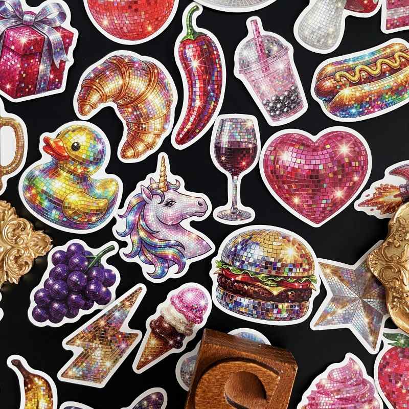Funky Foodies Sticker 50PCS