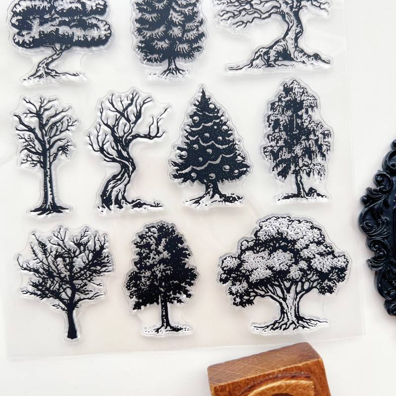 Sketch Forest Clear Stamp