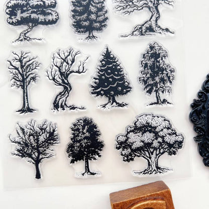 Sketch Forest Clear Stamp
