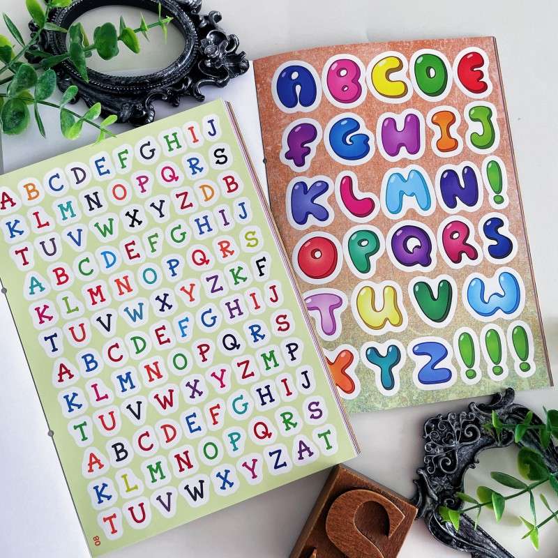 Letters Sticker Book 25Sheets
