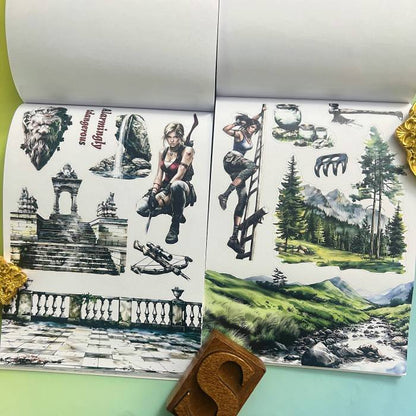 The Forest Of Tomb Sticker Book 20Sheets