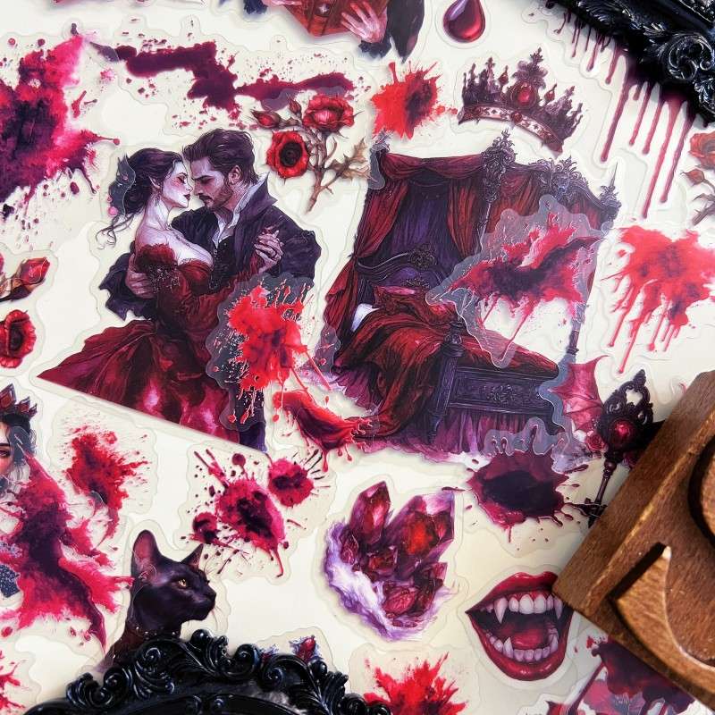 Crimson Queen Sticker 60PCS