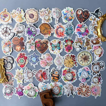 Antique Timer Sticker 50PCS