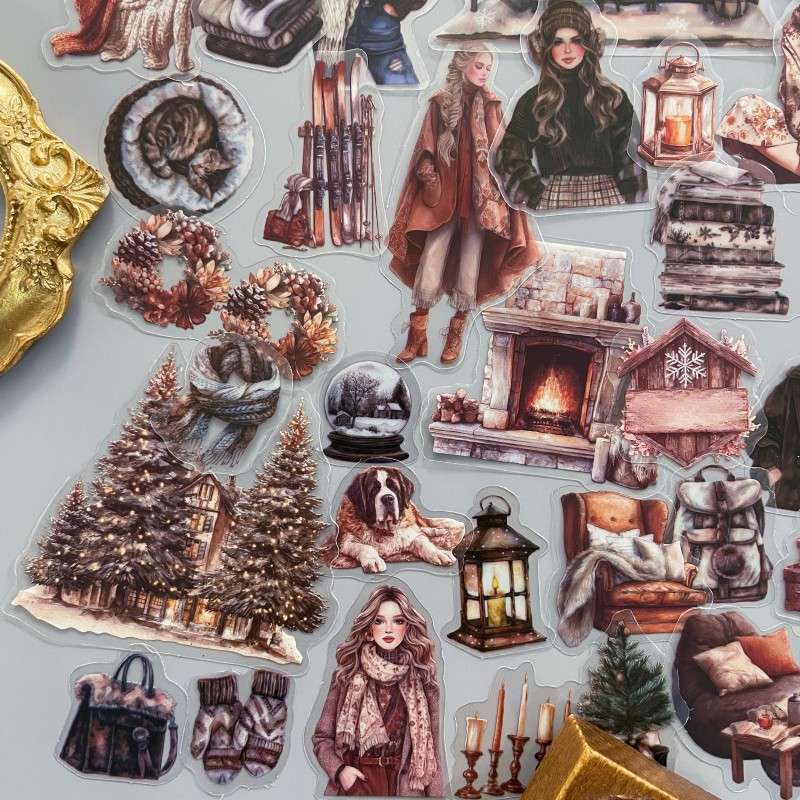 Winter Comfort Sticker 60PCS