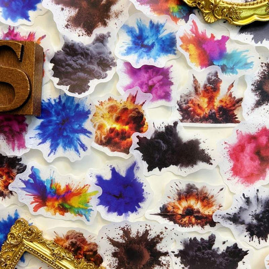 Explosion Moment Sticker 48PCS