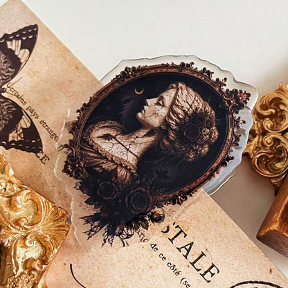 Cameo Portrait Paper Clip