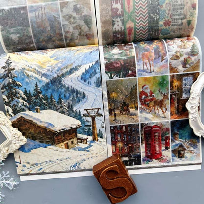 Winter Wishes Washi Sticker Book 50Sheets