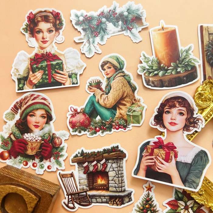 Timeless Holiday Sticker 18PCS | ML