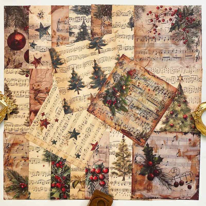 Holiday Tune Collage Paper 24Sheets