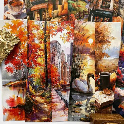 Amber Fall Note Paper 30PCS