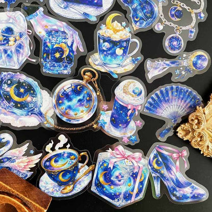 Cosmic Crystal Sticker 50PCS