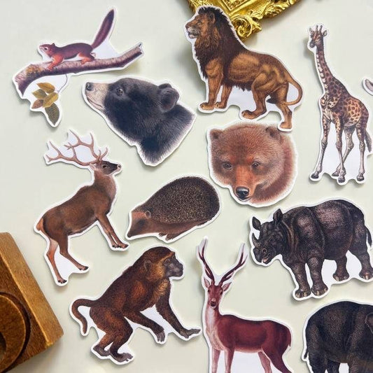 Classic Wildlife Sticker 19PCS