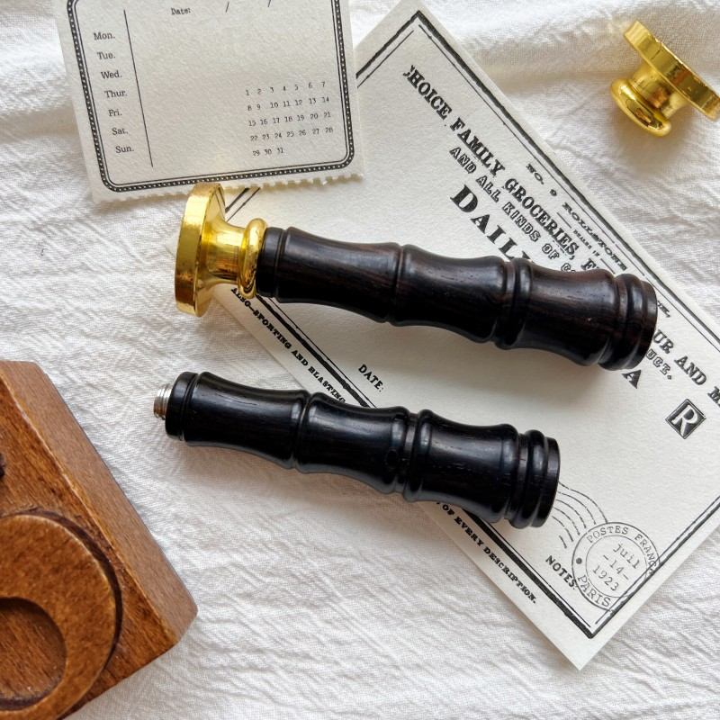 Black Bamboo Sealing Wax Handle