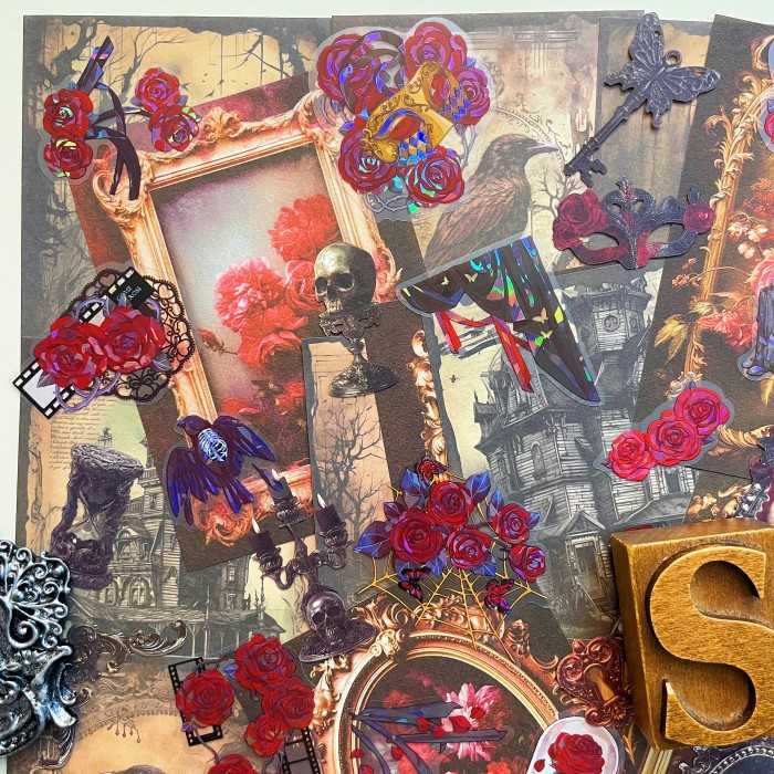 Wilted Palace Ephemera Mystery Kit 90PCS
