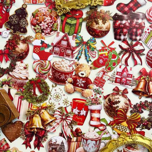 Winter Fluff Collection Sticker 100PCS