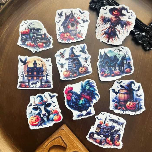 Haunted Farm Sticker 20PCS