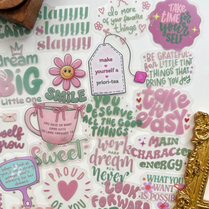 Mint Motivation Sticker 50PCS