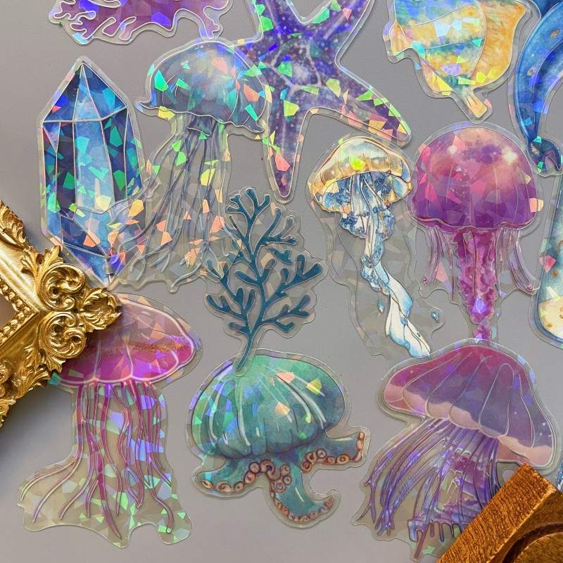 Azure Jelly Sticker 60PCS