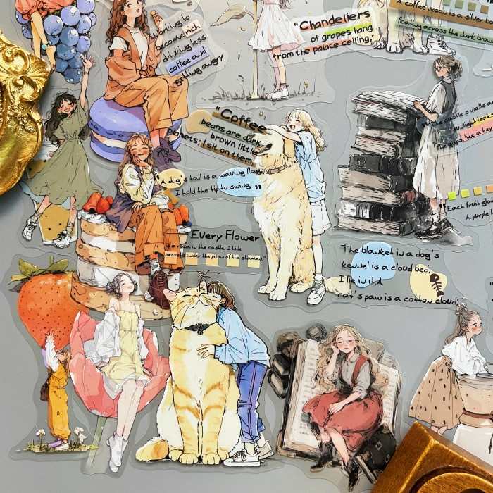 Petal Parade Sticker 60PCS