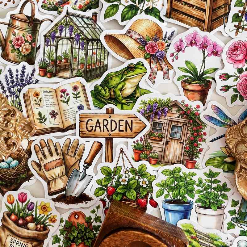 Little Greenhouse Sticker 50PCS