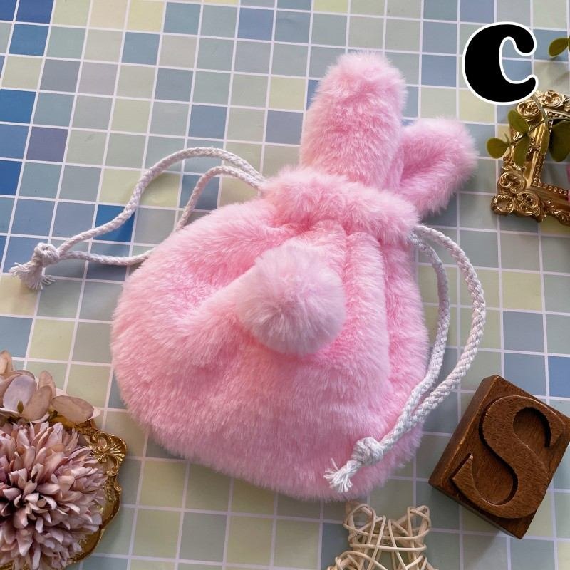 Plush Bunny Pouch