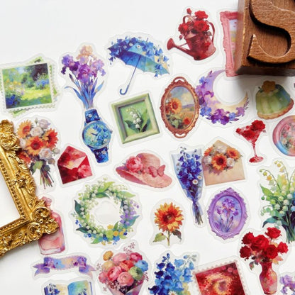 Dream Among Flowers Sticker 60PCS