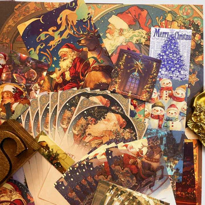 Twinkling Christmas Ephemera Kit 120PCS