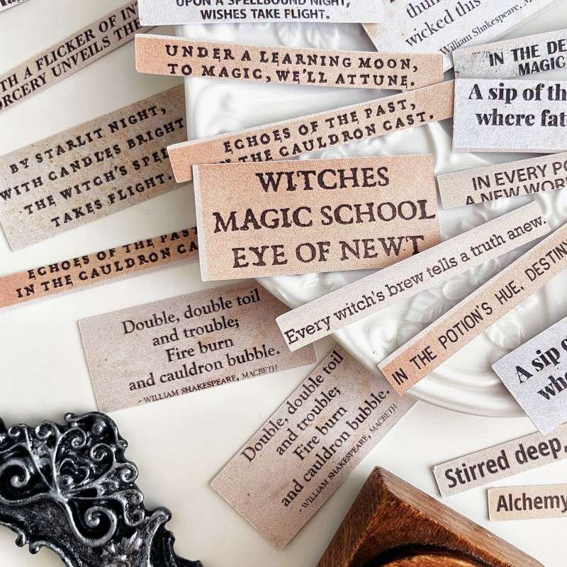Witchy Notes Sticker 40PCS